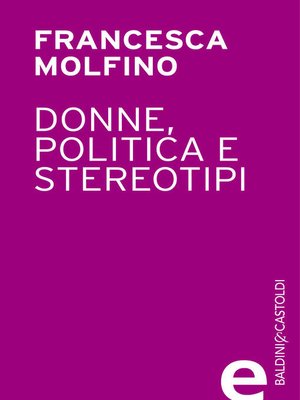 cover image of Donne politica e stereotipi